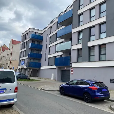 Penthouse Mit Balkon In Zentraler Lage In Pilsen Apartment Exterior photo